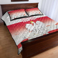 Polish Flag Day Personalized Quilt Bed Set Duma Narodu 2nd May