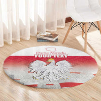Polish Flag Day Personalized Round Carpet Duma Narodu 2nd May