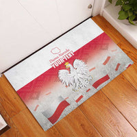 Polish Flag Day Personalized Rubber Doormat Duma Narodu 2nd May