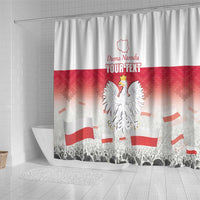 Polish Flag Day Personalized Shower Curtain Duma Narodu 2nd May