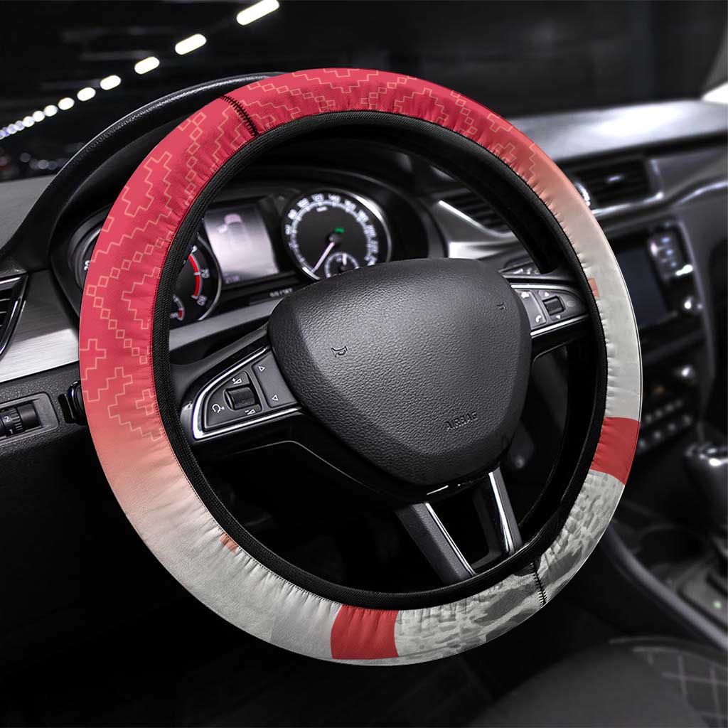 Polish Flag Day Steering Wheel Cover Duma Narodu 2nd May