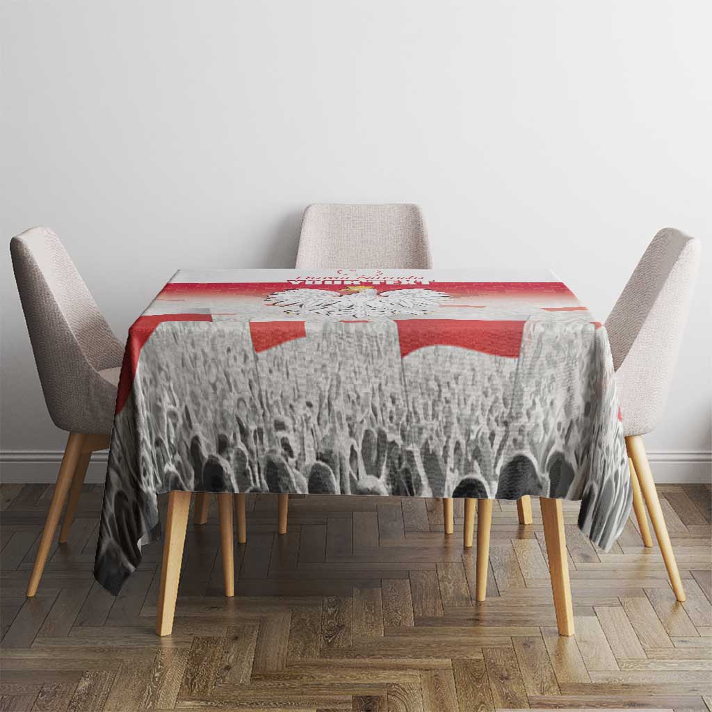 Polish Flag Day Personalized Tablecloth Duma Narodu 2nd May