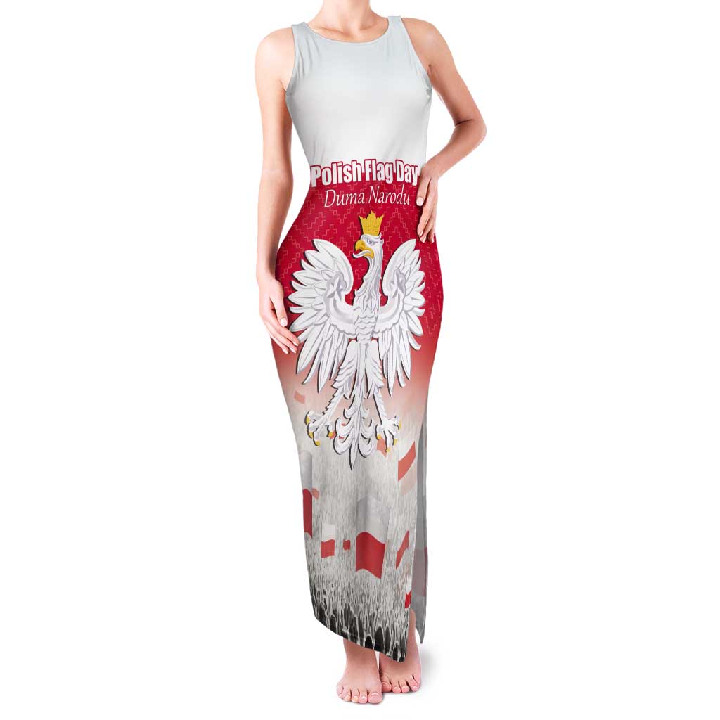 Polish Flag Day Personalized Tank Maxi Dress Duma Narodu 2nd May