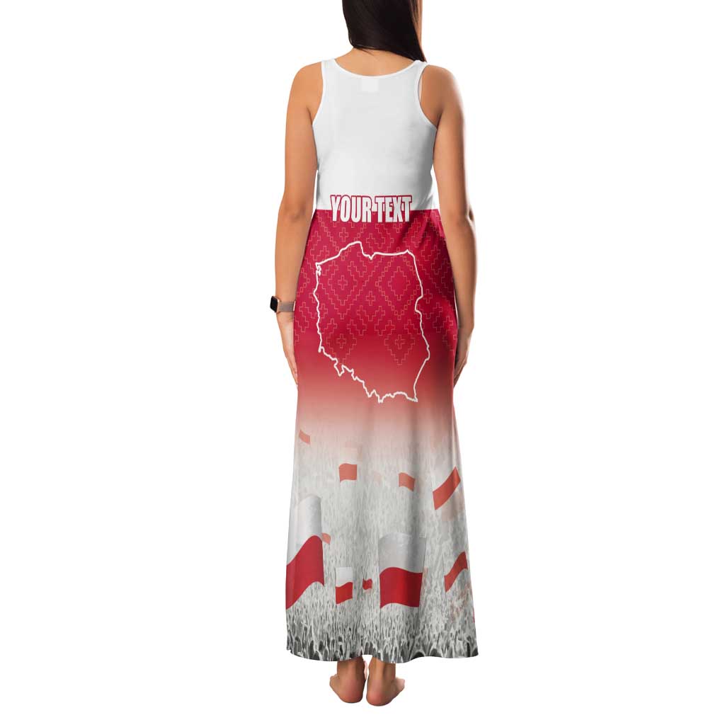 Polish Flag Day Personalized Tank Maxi Dress Duma Narodu 2nd May