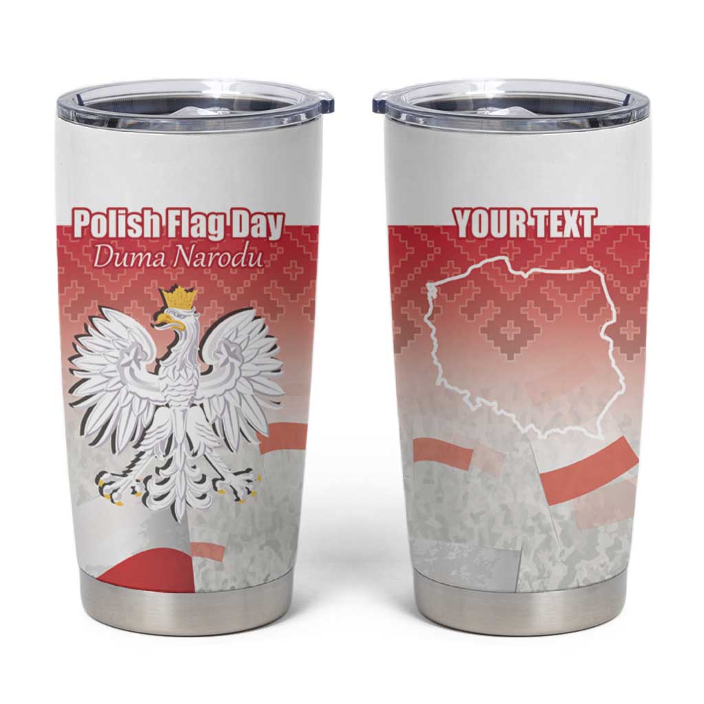 Polish Flag Day Personalized Tumbler Cup Duma Narodu 2nd May