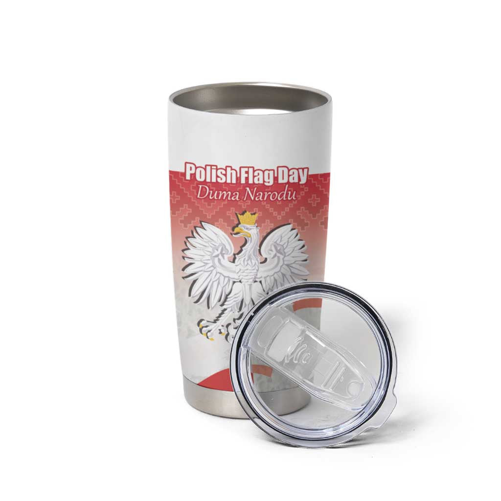 Polish Flag Day Personalized Tumbler Cup Duma Narodu 2nd May