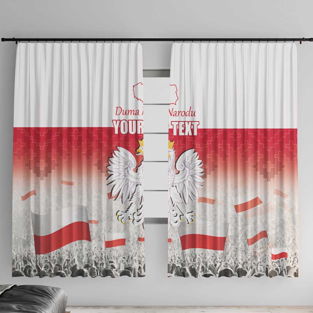 Polish Flag Day Personalized Window Curtain Duma Narodu 2nd May