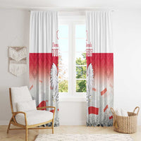Polish Flag Day Personalized Window Curtain Duma Narodu 2nd May
