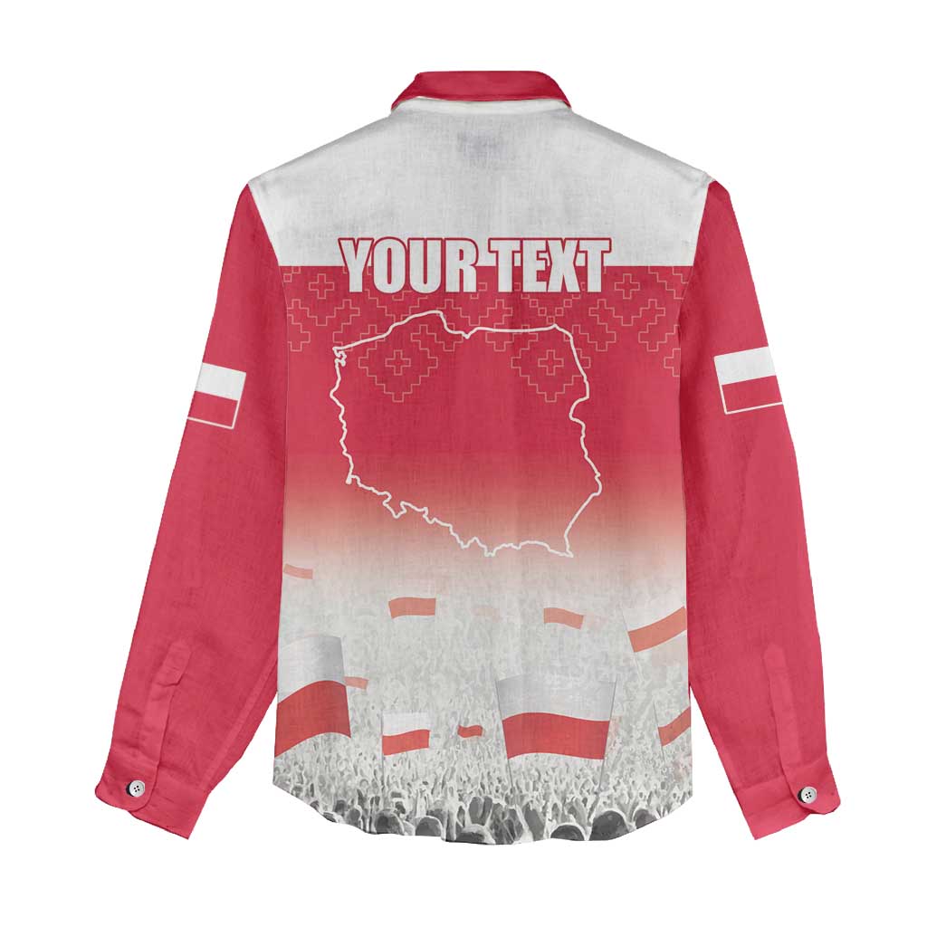 Polish Flag Day Personalized Women Casual Shirt Duma Narodu 2nd May