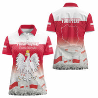 Polish Flag Day Personalized Women Polo Shirt Duma Narodu 2nd May