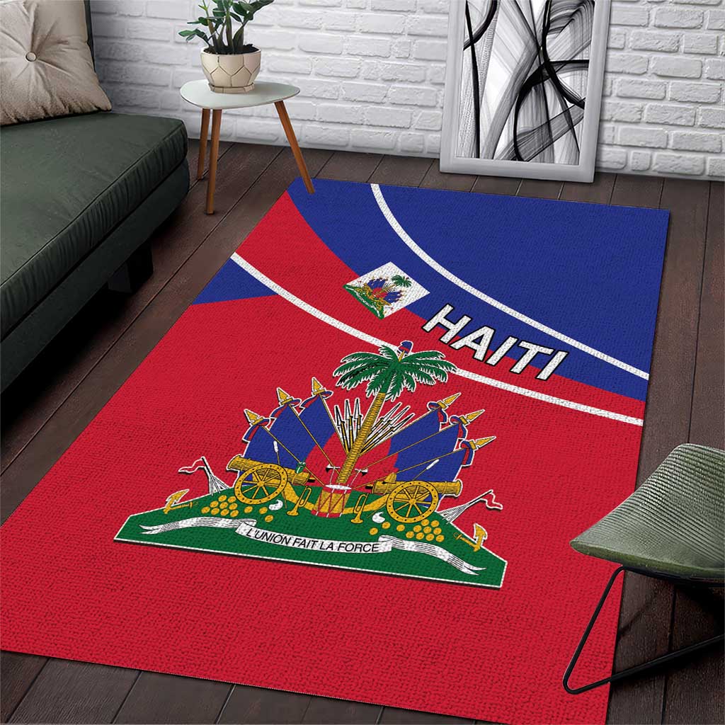Haitian Flag Day 18 May Area Rug Jounen Drapo Ayisyen