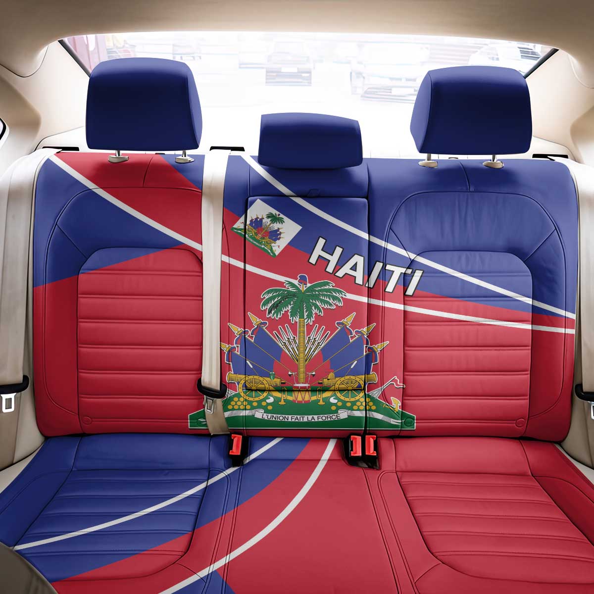 Haitian Flag Day 18 May Back Car Seat Cover Jounen Drapo Ayisyen