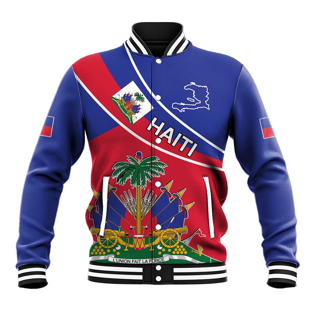 Haitian Flag Day 18 May Baseball Jacket Jounen Drapo Ayisyen