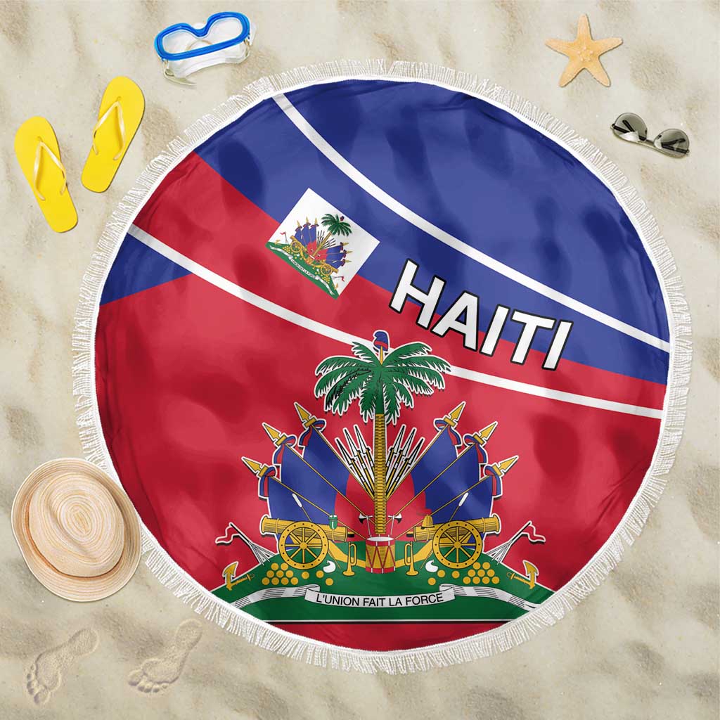 Haitian Flag Day 18 May Beach Blanket Jounen Drapo Ayisyen