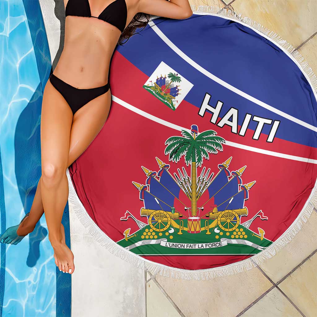 Haitian Flag Day 18 May Beach Blanket Jounen Drapo Ayisyen