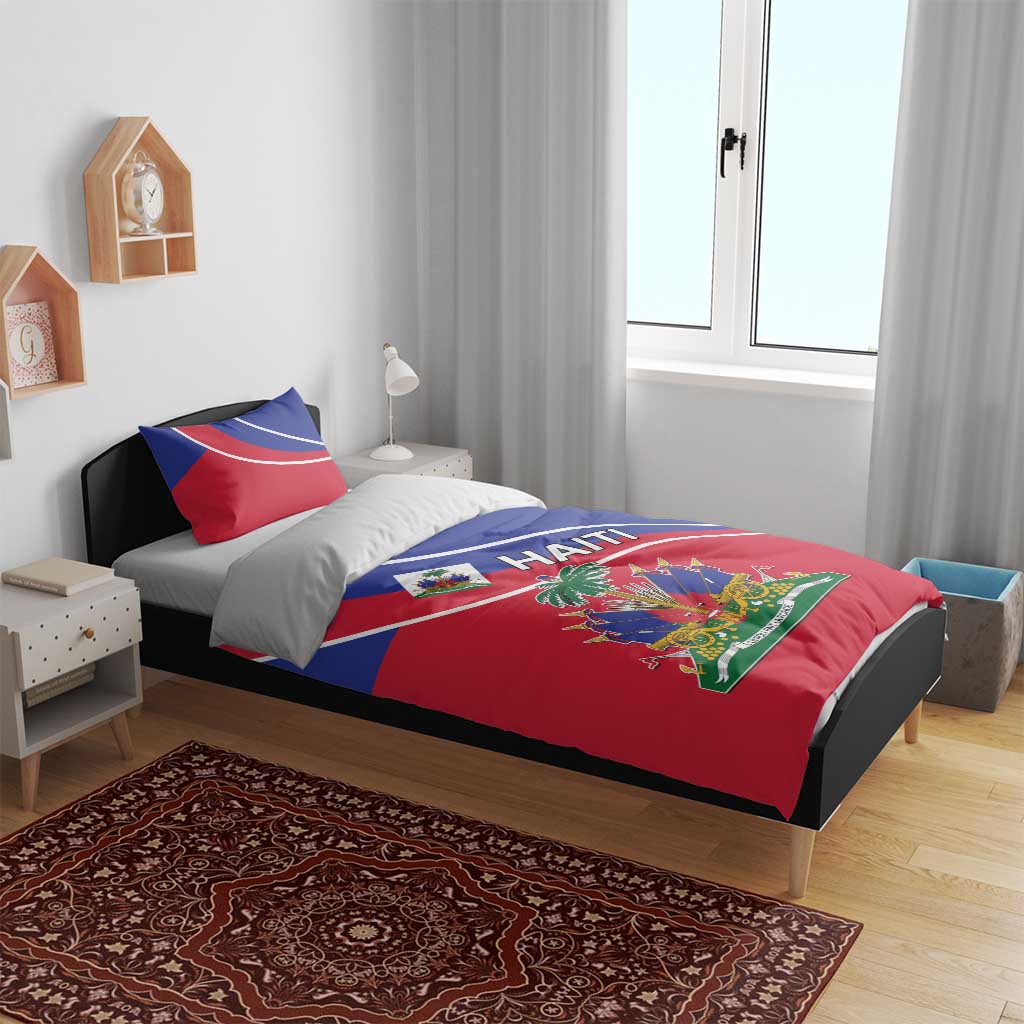 Haitian Flag Day 18 May Bedding Set Jounen Drapo Ayisyen