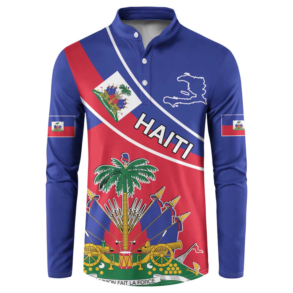 Haitian Flag Day 18 May Button Sweatshirt Jounen Drapo Ayisyen