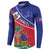 Haitian Flag Day 18 May Button Sweatshirt Jounen Drapo Ayisyen