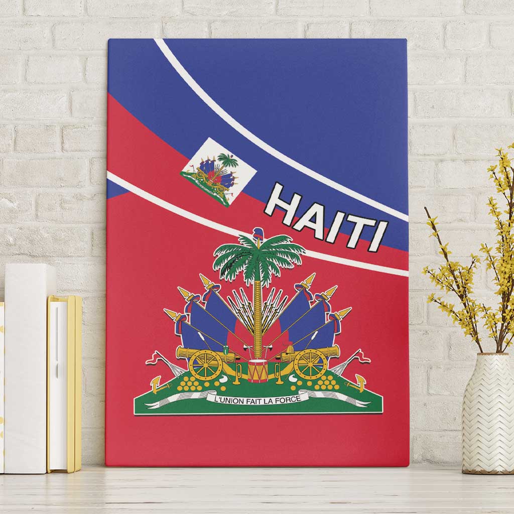 Haitian Flag Day 18 May Canvas Wall Art Jounen Drapo Ayisyen