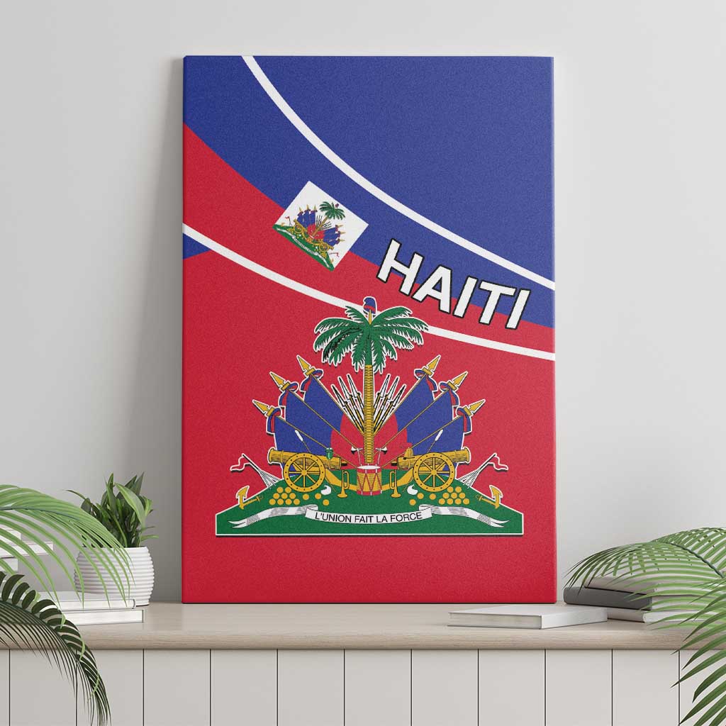 Haitian Flag Day 18 May Canvas Wall Art Jounen Drapo Ayisyen