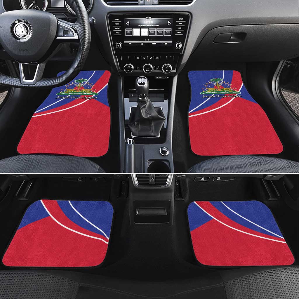 Haitian Flag Day 18 May Car Mats Jounen Drapo Ayisyen
