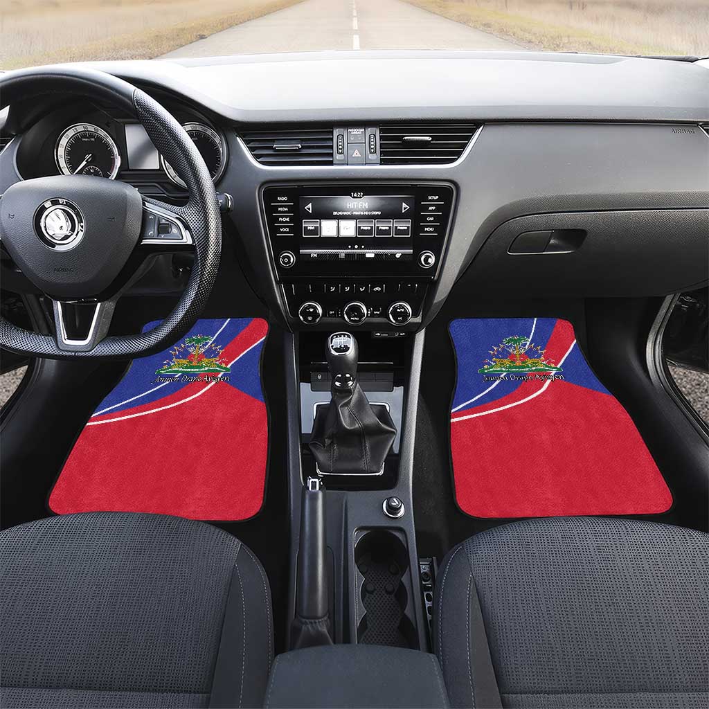 Haitian Flag Day 18 May Car Mats Jounen Drapo Ayisyen