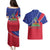 Haitian Flag Day 18 May Couples Matching Puletasi and Hawaiian Shirt Jounen Drapo Ayisyen