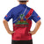 Haitian Flag Day 18 May Family Matching Mermaid Dress and Hawaiian Shirt Jounen Drapo Ayisyen