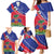 Haitian Flag Day 18 May Family Matching Mermaid Dress and Hawaiian Shirt Jounen Drapo Ayisyen