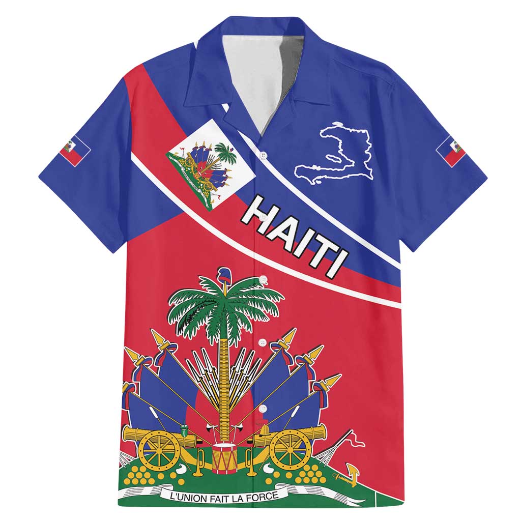 Haitian Flag Day 18 May Family Matching Mermaid Dress and Hawaiian Shirt Jounen Drapo Ayisyen