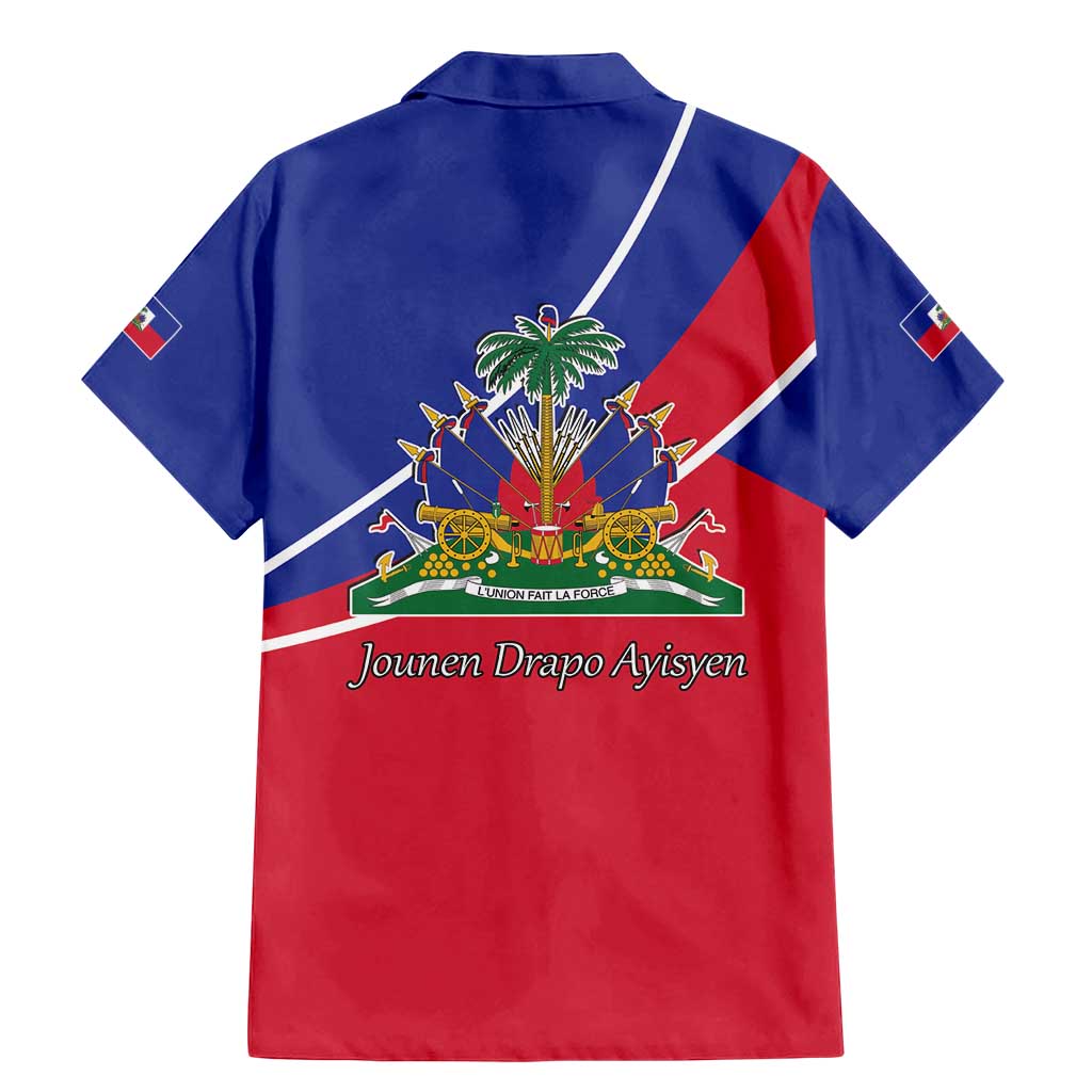 Haitian Flag Day 18 May Family Matching Mermaid Dress and Hawaiian Shirt Jounen Drapo Ayisyen