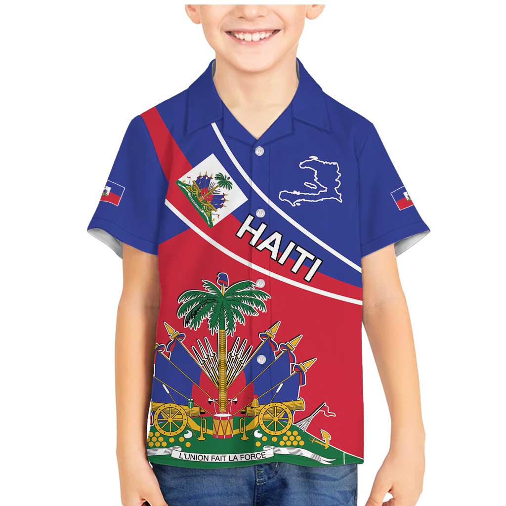 Haitian Flag Day 18 May Family Matching Mermaid Dress and Hawaiian Shirt Jounen Drapo Ayisyen