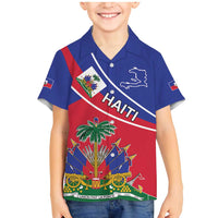 Haitian Flag Day 18 May Family Matching Mermaid Dress and Hawaiian Shirt Jounen Drapo Ayisyen