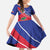 Haitian Flag Day 18 May Family Matching Short Sleeve Bodycon Dress and Hawaiian Shirt Jounen Drapo Ayisyen