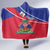 Haitian Flag Day 18 May Hooded Blanket Jounen Drapo Ayisyen