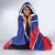 Haitian Flag Day 18 May Hooded Blanket Jounen Drapo Ayisyen
