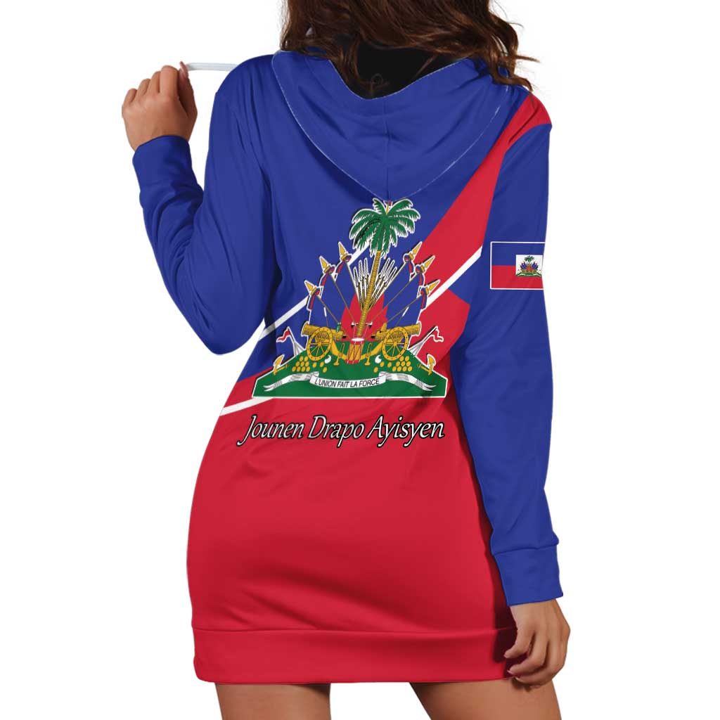 Haitian Flag Day 18 May Hoodie Dress Jounen Drapo Ayisyen