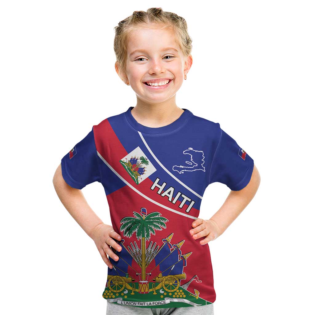 Haitian Flag Day 18 May Kid T Shirt Jounen Drapo Ayisyen