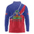 Haitian Flag Day 18 May Long Sleeve Polo Shirt Jounen Drapo Ayisyen