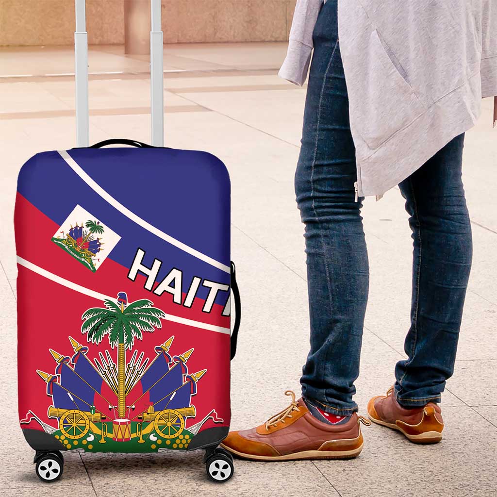 Haitian Flag Day 18 May Luggage Cover Jounen Drapo Ayisyen