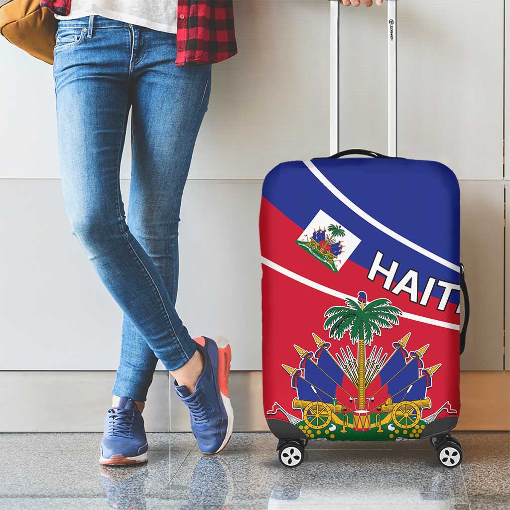 Haitian Flag Day 18 May Luggage Cover Jounen Drapo Ayisyen