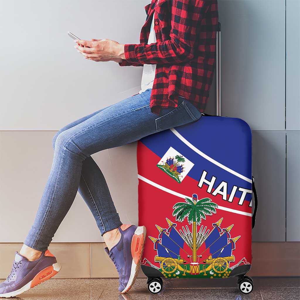 Haitian Flag Day 18 May Luggage Cover Jounen Drapo Ayisyen