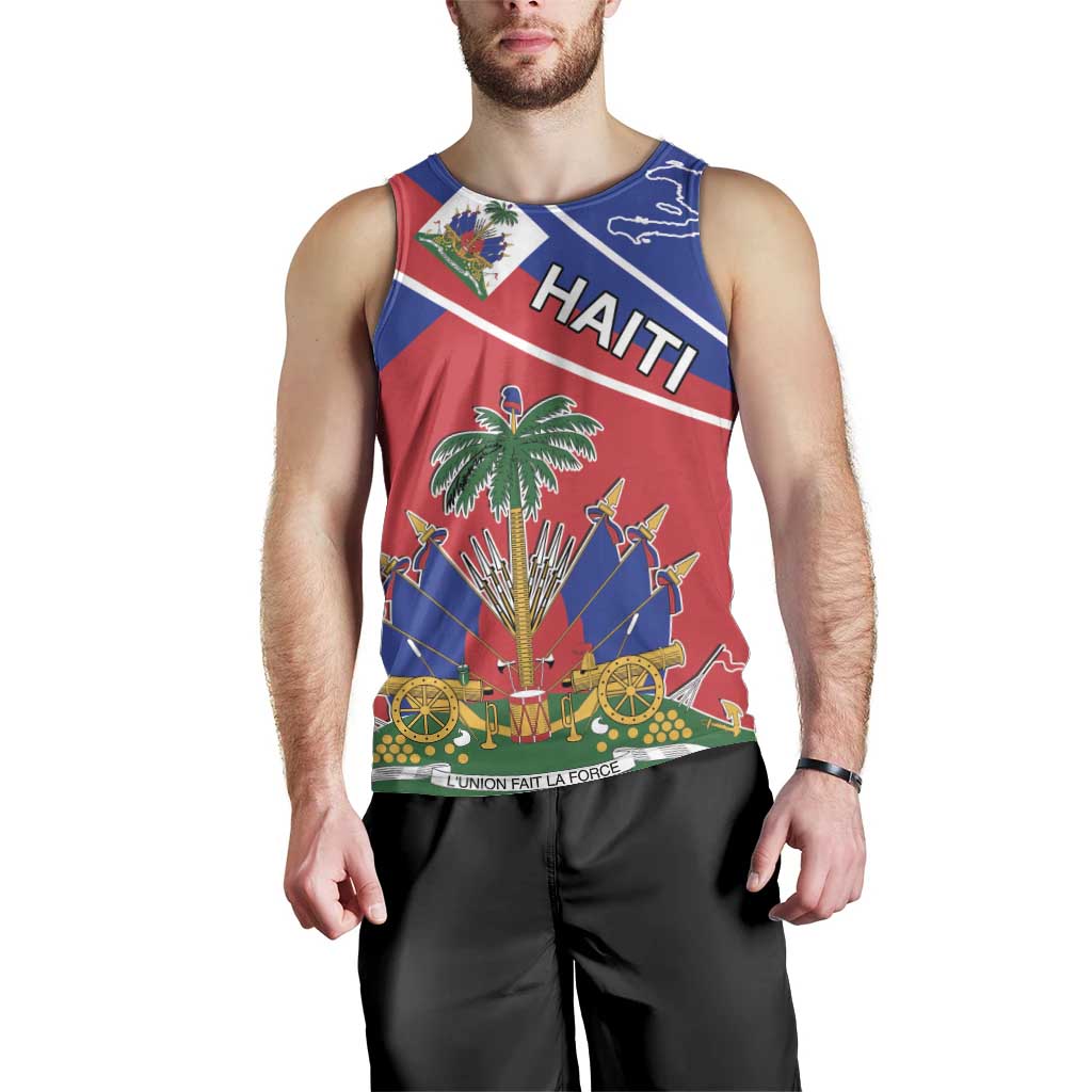 Haitian Flag Day 18 May Men Tank Top Jounen Drapo Ayisyen