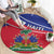Haitian Flag Day 18 May Round Carpet Jounen Drapo Ayisyen
