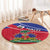 Haitian Flag Day 18 May Round Carpet Jounen Drapo Ayisyen