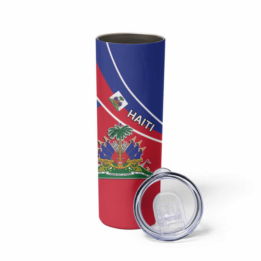 Haitian Flag Day 18 May Skinny Tumbler Jounen Drapo Ayisyen