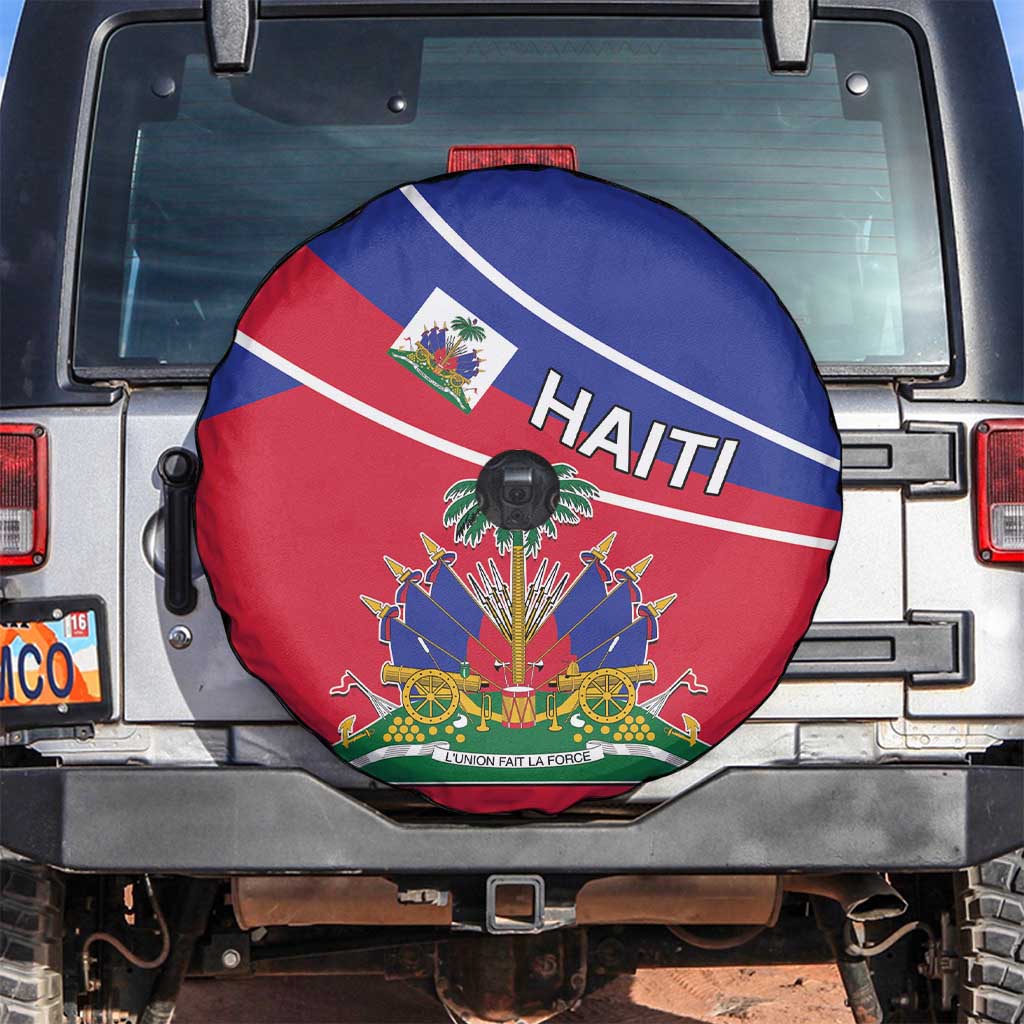 Haitian Flag Day 18 May Spare Tire Cover Jounen Drapo Ayisyen