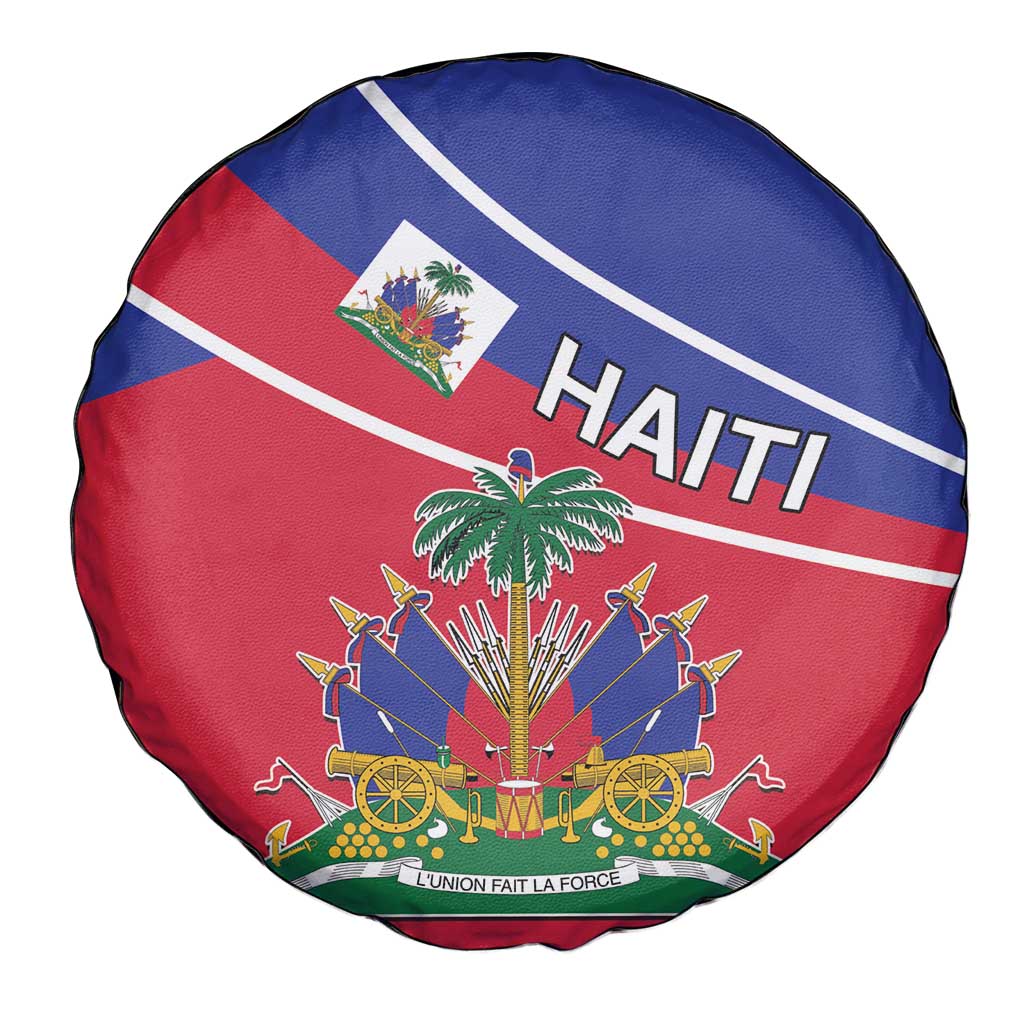 Haitian Flag Day 18 May Spare Tire Cover Jounen Drapo Ayisyen