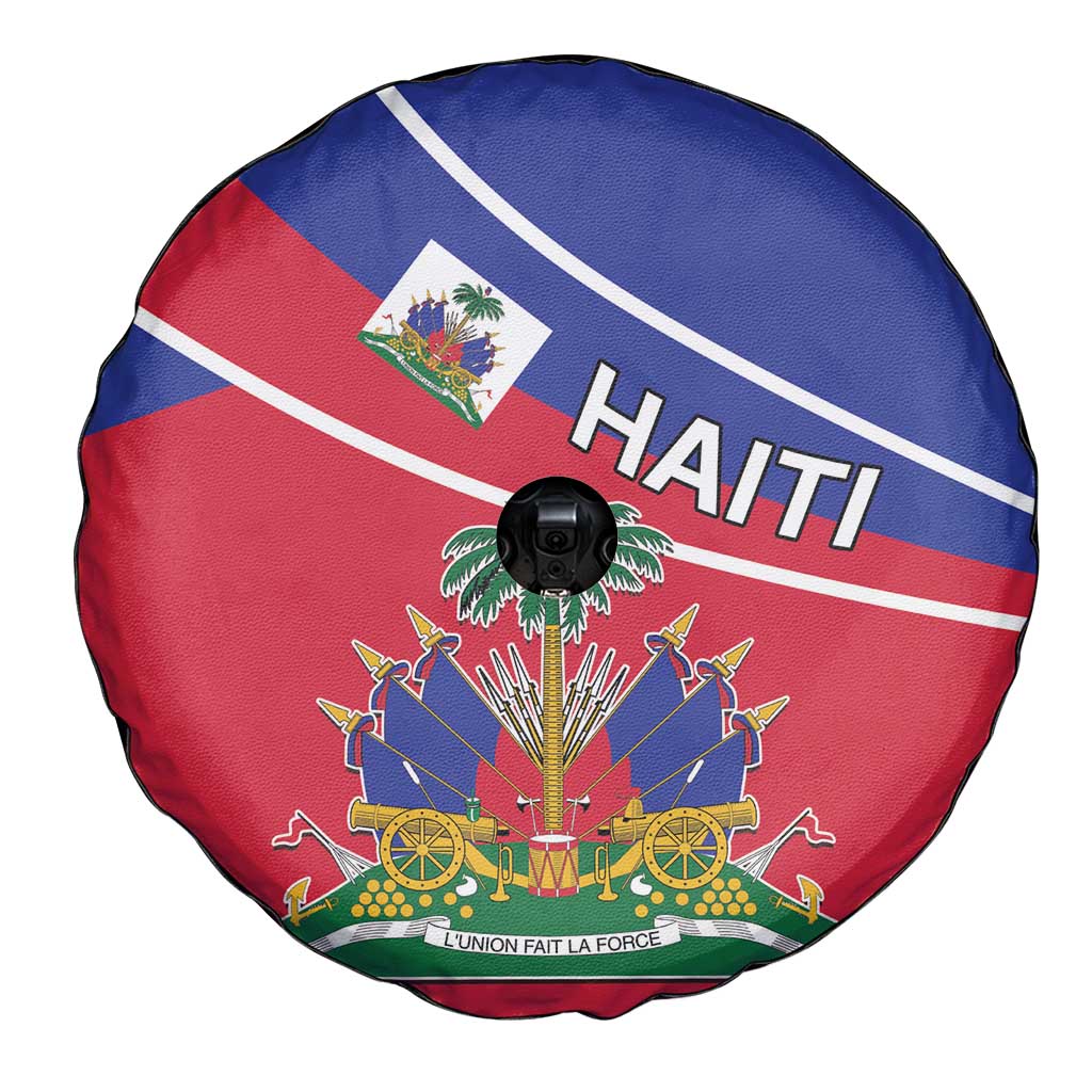 Haitian Flag Day 18 May Spare Tire Cover Jounen Drapo Ayisyen