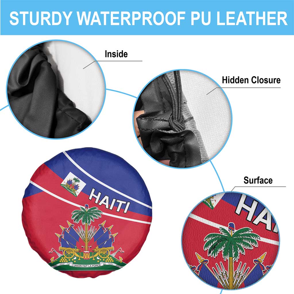 Haitian Flag Day 18 May Spare Tire Cover Jounen Drapo Ayisyen